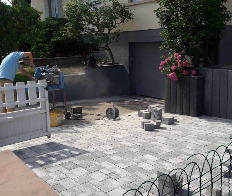 Aménagement escalier extérieur et cour à REICHSTETT Hœœnheim 2