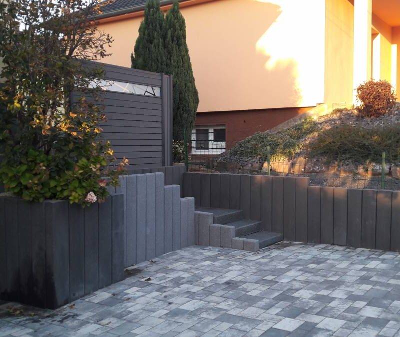 Aménagement escalier extérieur et cour à REICHSTETT Lingolsheim 5