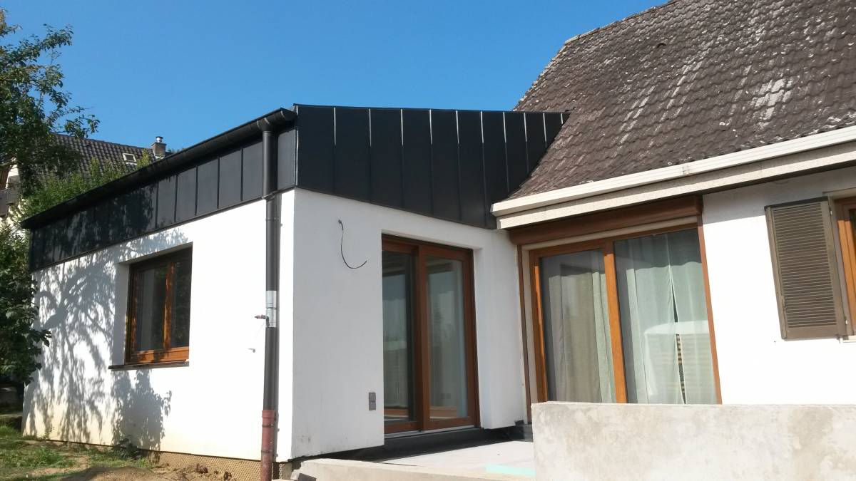 Extension d&#8217;une maison proche de Strasbourg Hœœnheim