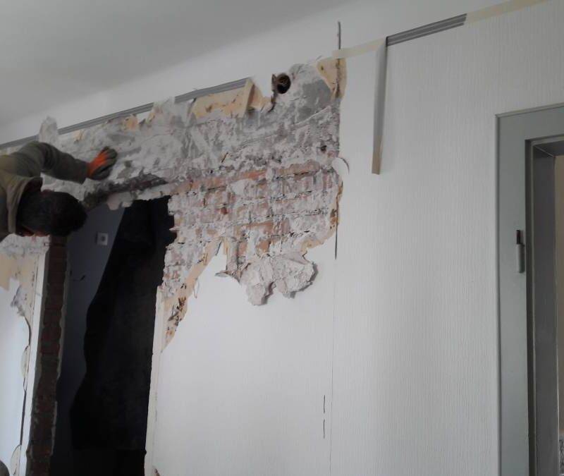 Création ouverture mur porteur et pose IPN à Souffelweyersheim Bischheim 0