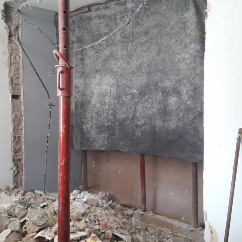 Création ouverture mur porteur et pose IPN à Souffelweyersheim Saverne 1